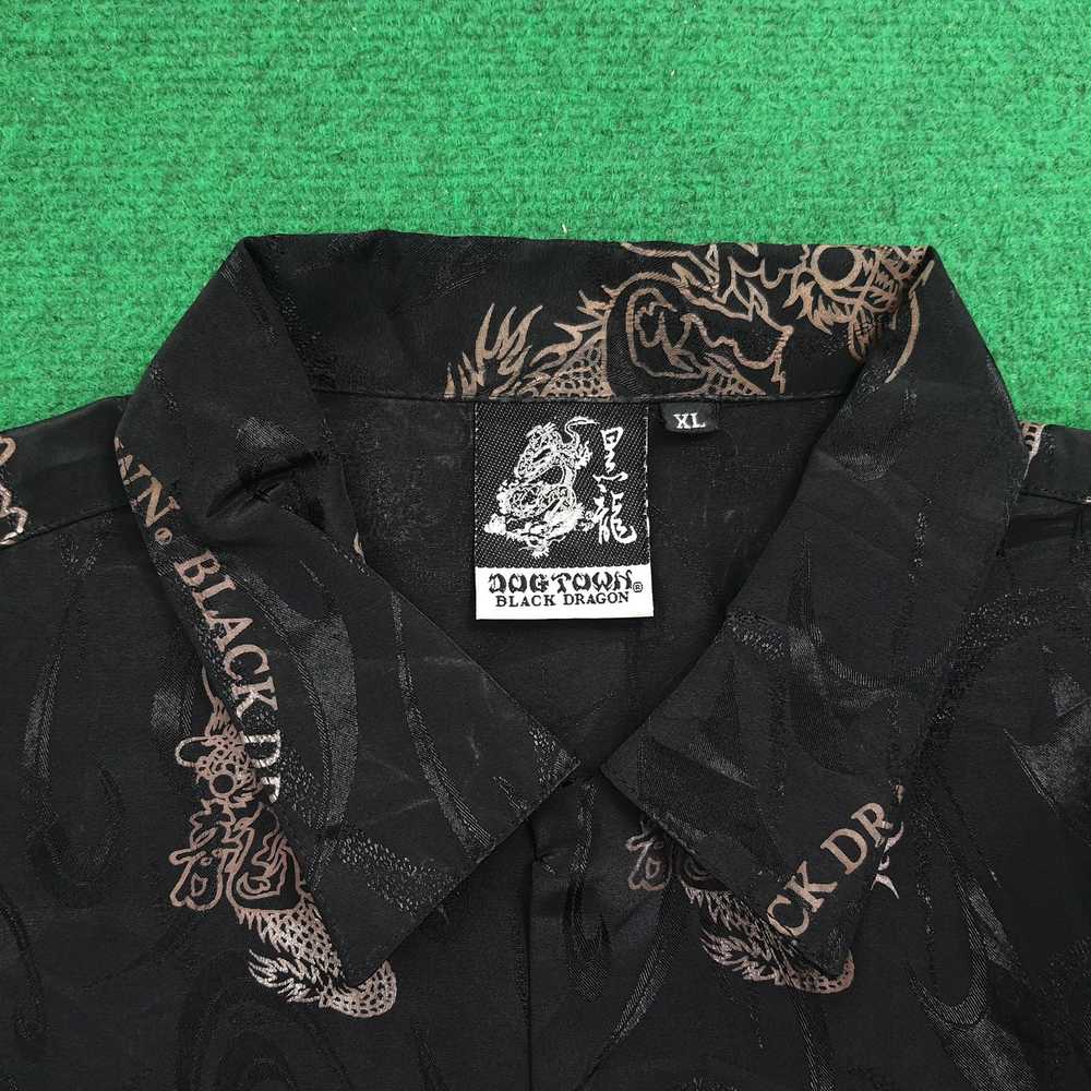 Dogtown DogTown Black Dragon Embroidery Shirt - image 4