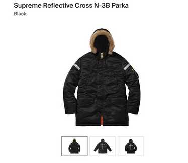 Supreme Reflective Cross N-3B Parka シュプ Supreme Reflective Cross N-3B Parka (FW17) - $348