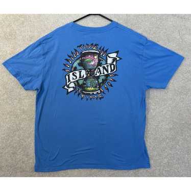 Maui and Sons T Shirt XL Mens Blue Retro 90s Isla… - image 1