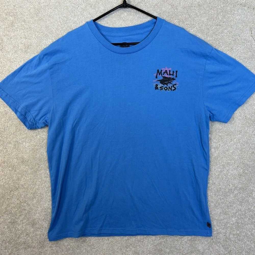 Maui and Sons T Shirt XL Mens Blue Retro 90s Isla… - image 2