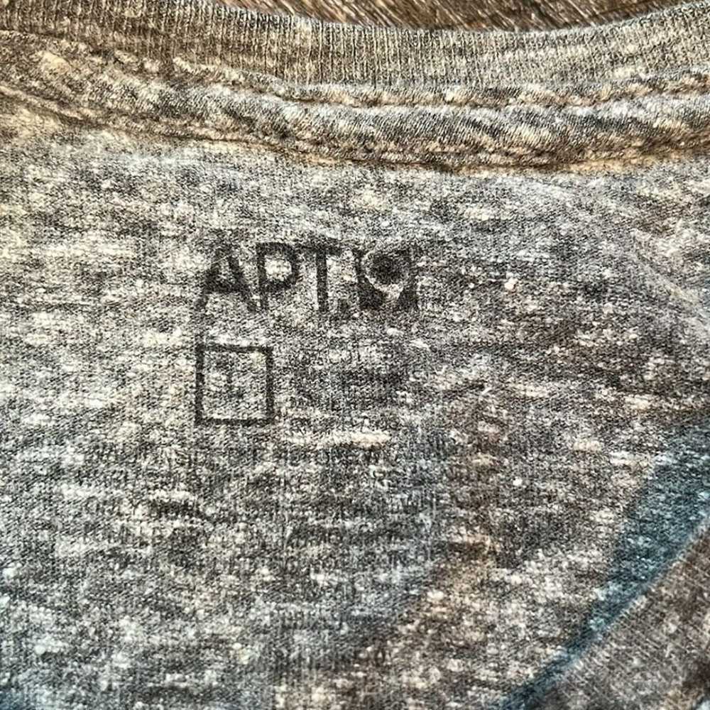Apt. 9 Men’s Large Heathered Gray T-Shirt, Stars … - image 2