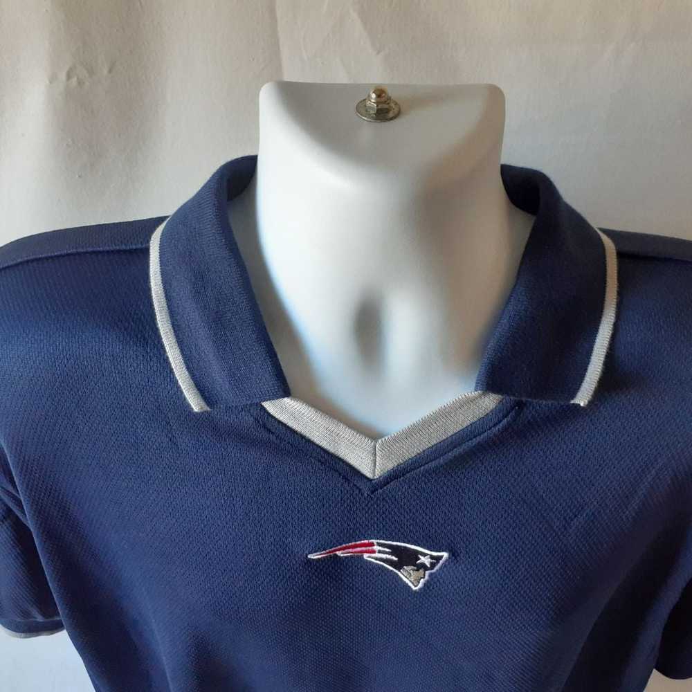 Adidas New England Patriots mens navy v-neck coll… - image 3