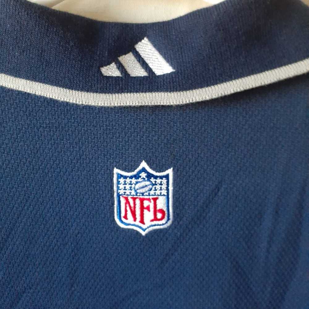 Adidas New England Patriots mens navy v-neck coll… - image 9