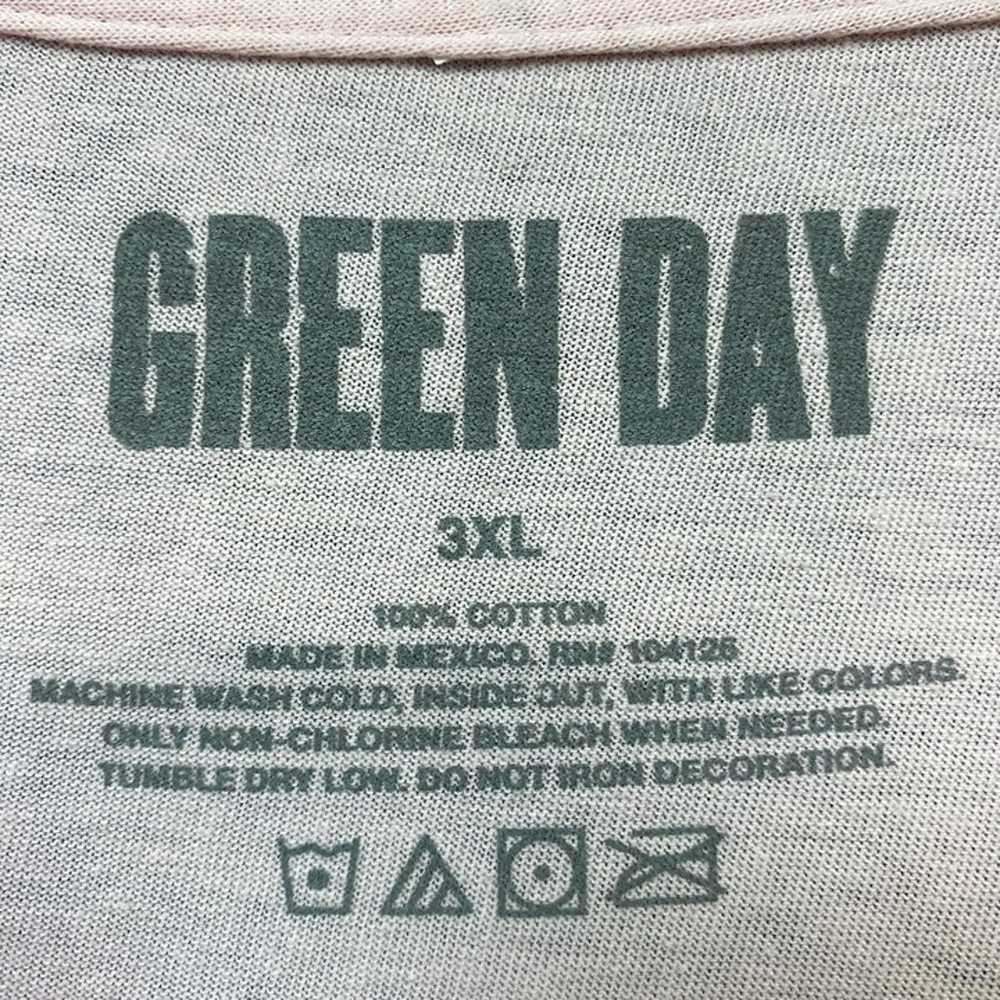 Green Day Rock T-shirt Size 3XL - image 4