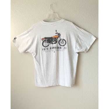 Vintage Turn One Single Stitch 1973 Kawasaki Z1 H… - image 1