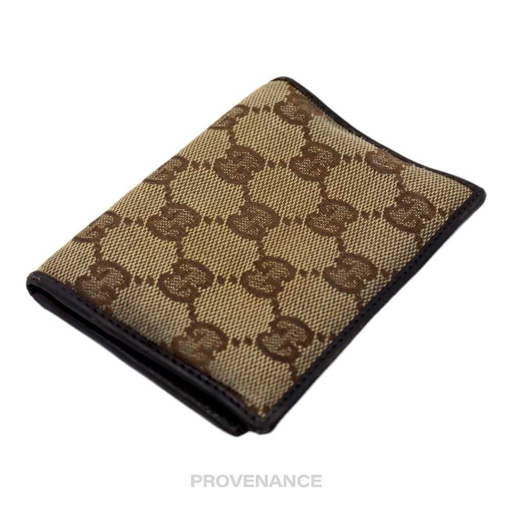 Gucci 🔴 Gucci Card Wallet - GG Canvas Brown - image 3