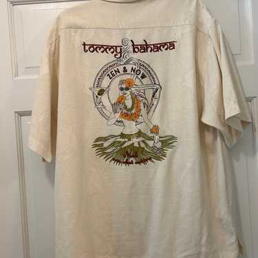 Tommy Bahama beige men's shirt
