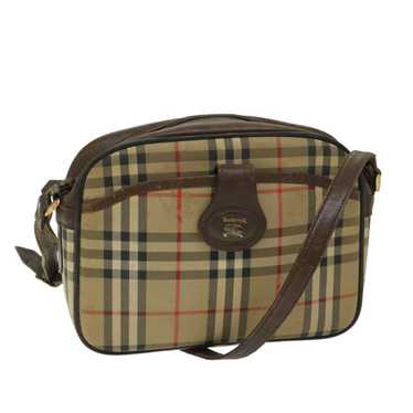 Burberry BURBERRYSs Nova Check Shoulder Bag Canvas