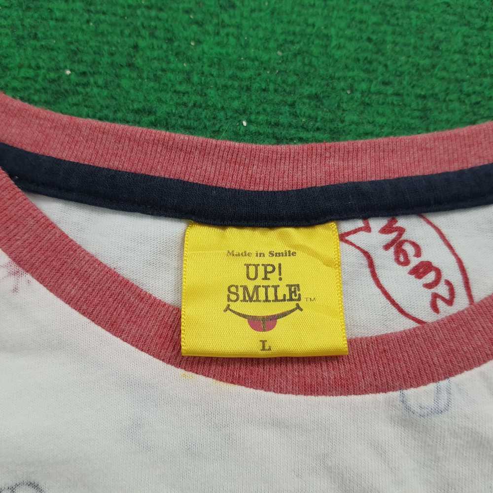 Streetwear Up Smile Japanese Brand T-shirt - image 4