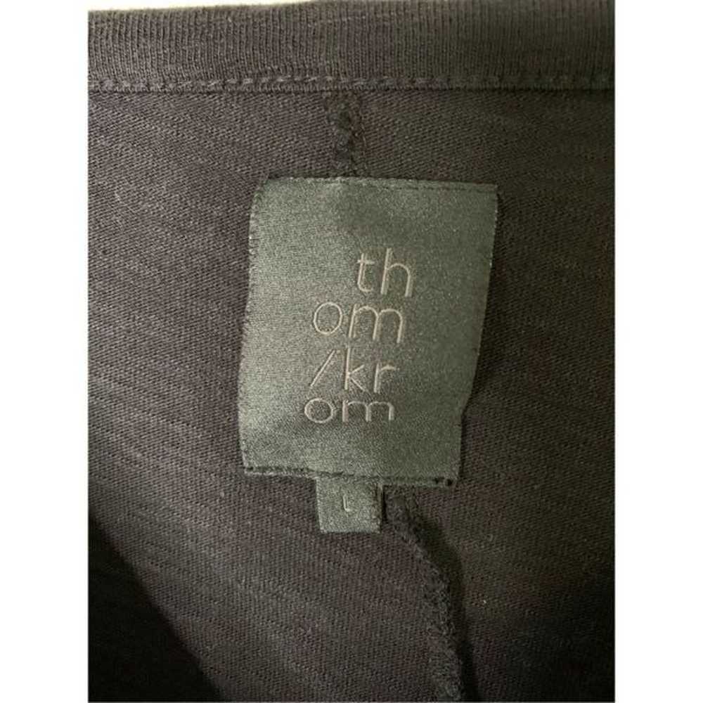 Thom Krom oversized t shirt black men's size large - image 3