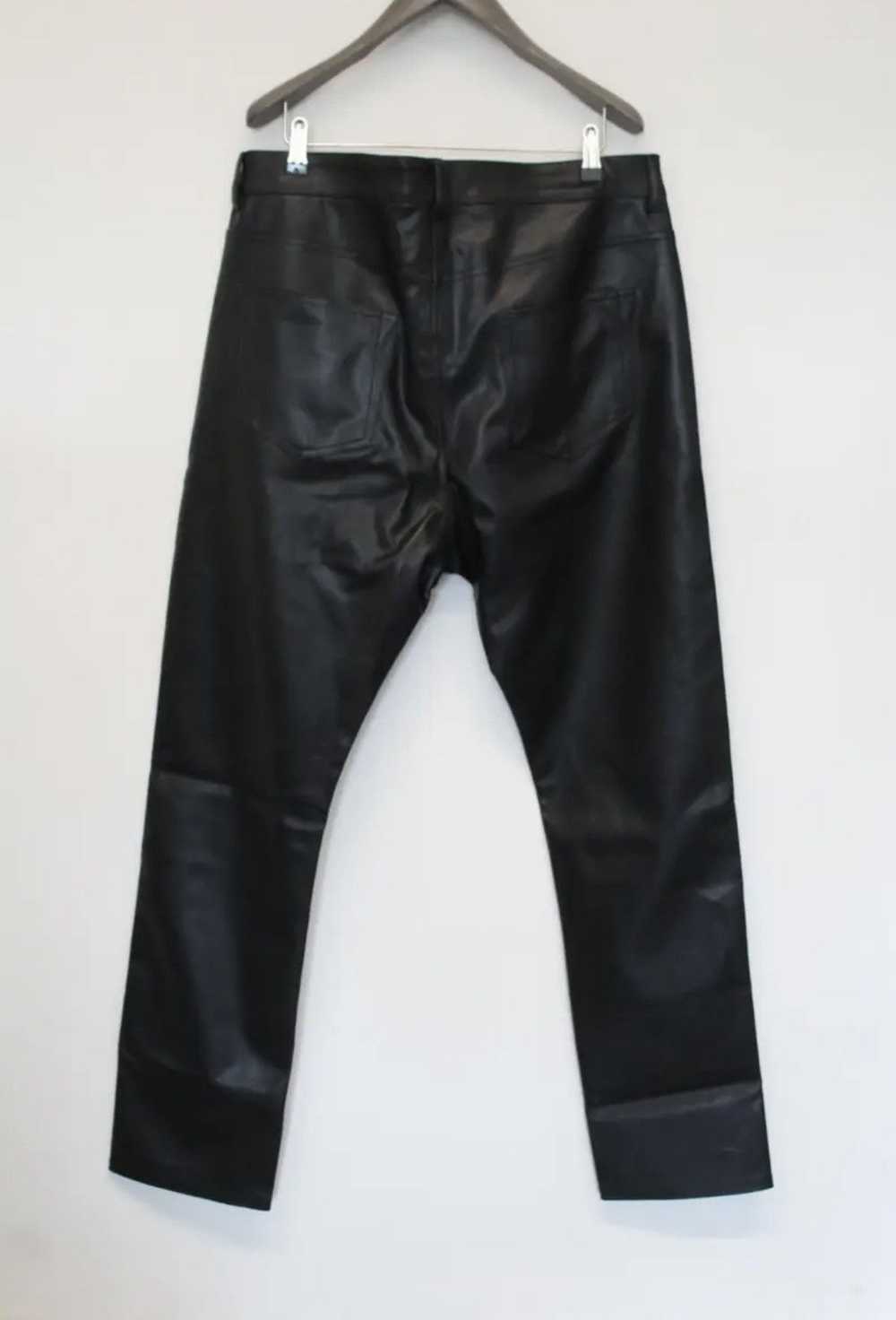 Rick Owens × Rick Owens Drkshdw Black Leather Ric… - image 2