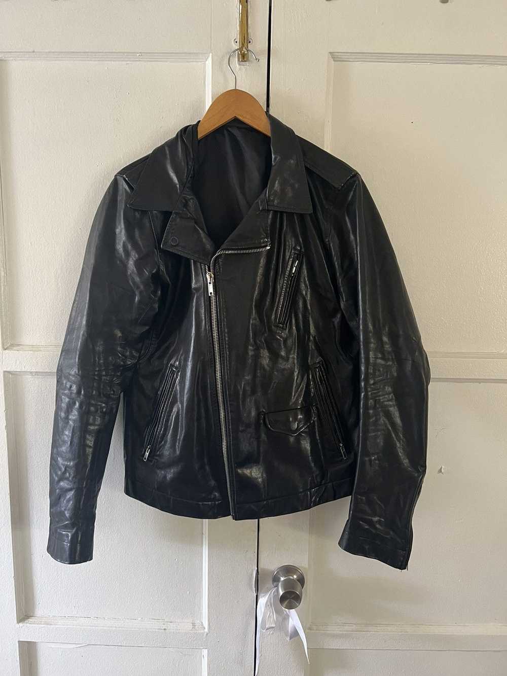 Rick Owens Calf Leather Stooges Jacket - image 1