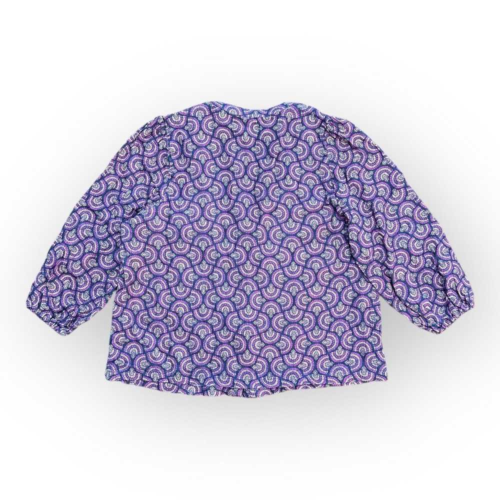 Marine Layer Printed Colette Double cloth Top Siz… - image 6