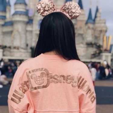 Disneyworld Spirit Jersey Rose Gold Glitter Spirit