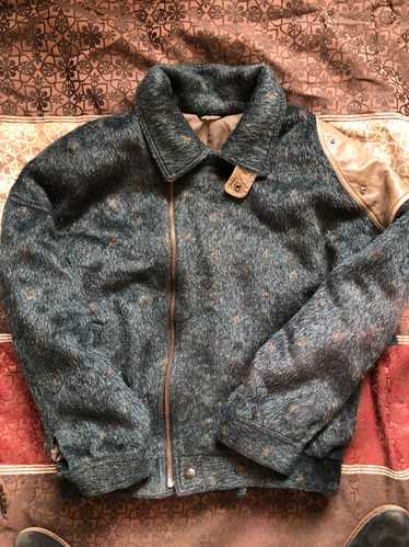 Lanvin Lanvin Leather Detail Fur Coat