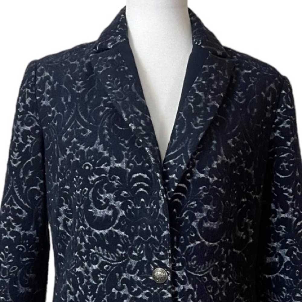 Cabi Women’s Blazer #109 Jacquard Velvet One Butt… - image 5