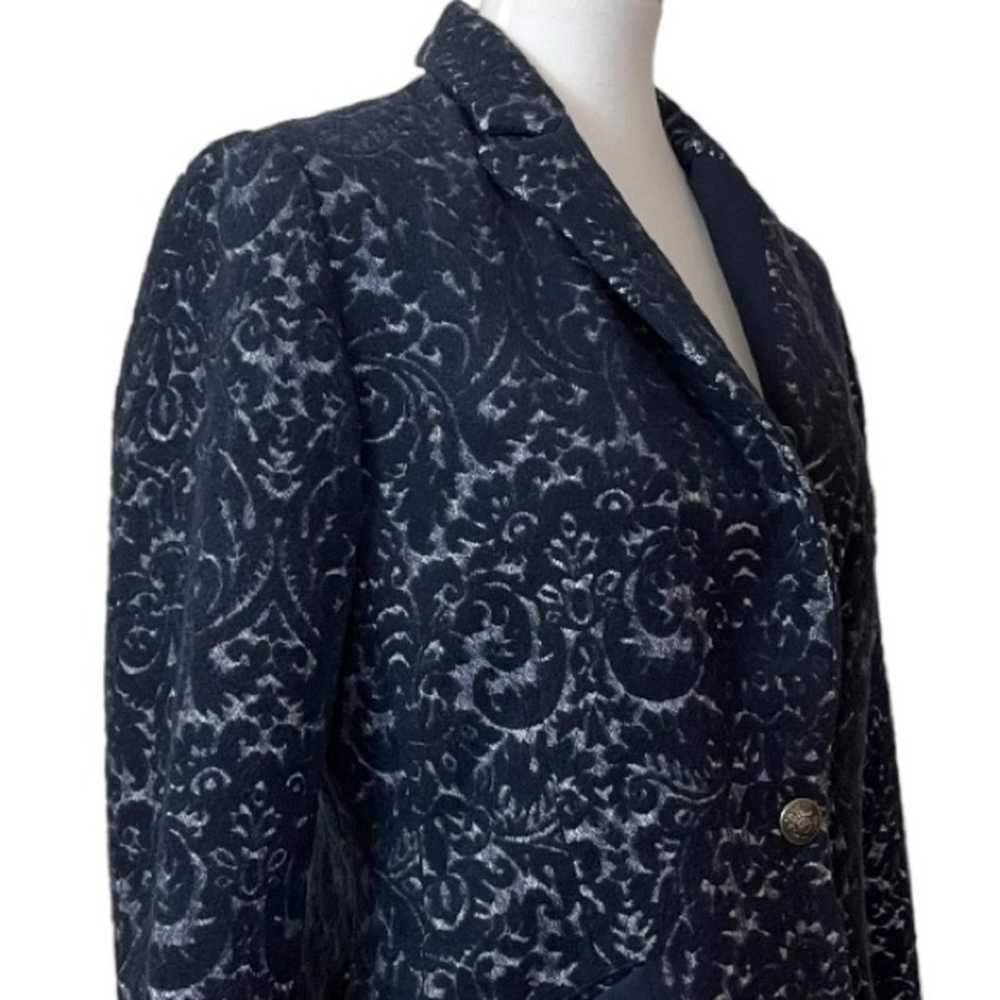 Cabi Women’s Blazer #109 Jacquard Velvet One Butt… - image 6