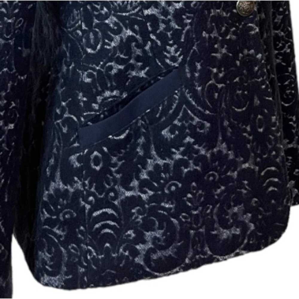 Cabi Women’s Blazer #109 Jacquard Velvet One Butt… - image 9