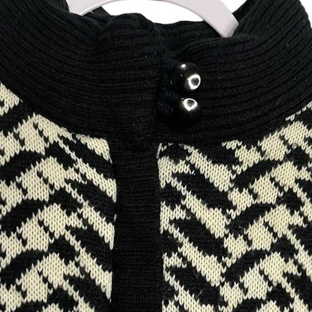 Outerbound HMS Sweater Coat Womens 22 Black White… - image 4