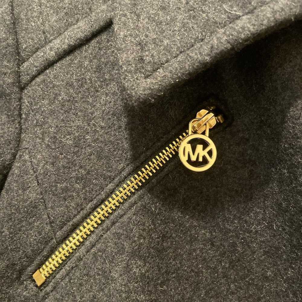 Michael Kors Grey Trench Coat Jacket - image 5