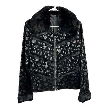 Boutique Fur Trimmed Jacket cropped Glam Diva Apre