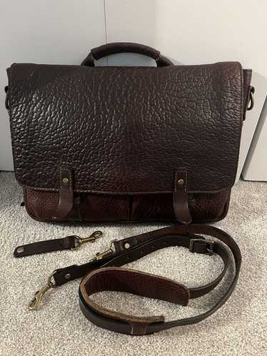 Coranado Leather Legacy American Bison Messenger … - image 1