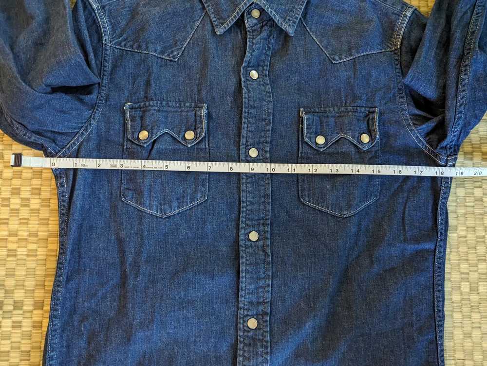 Orslow RARE OrSlow Denim Western Snap Button Shir… - image 6