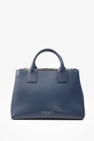 Designer Teddy Blake Navy Bella Palmelatto Bag