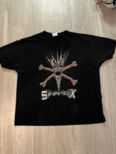 Band Tees × Vintage Vintage Static-X tour band sh… - image 1