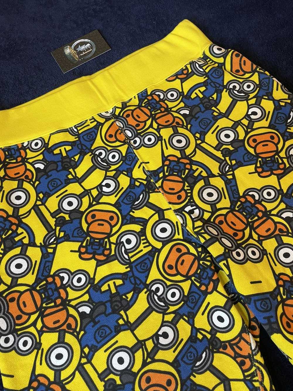 Bape Bape x Minions Baby Milo Sweat Shorts - image 2