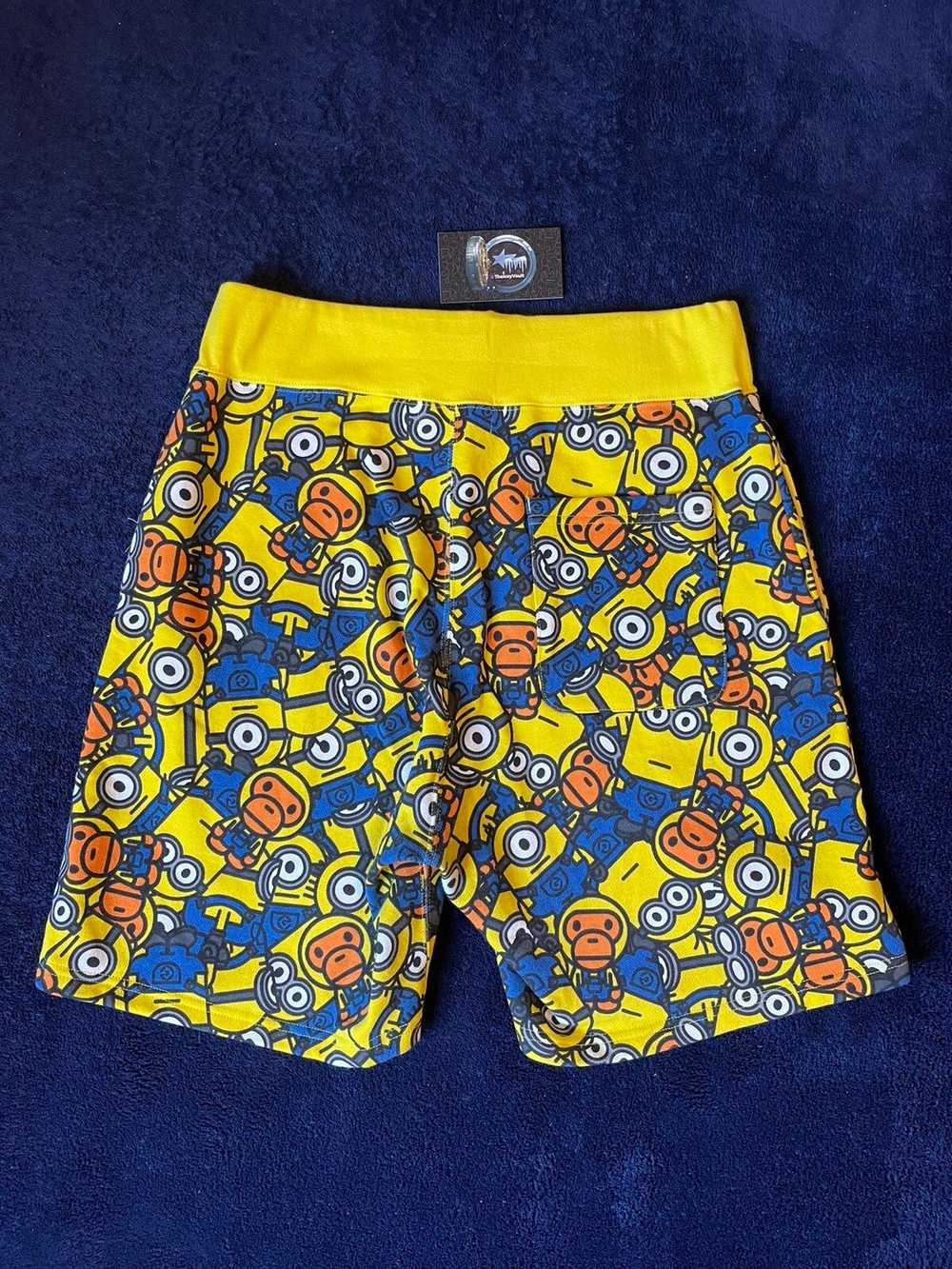 Bape Bape x Minions Baby Milo Sweat Shorts - image 3