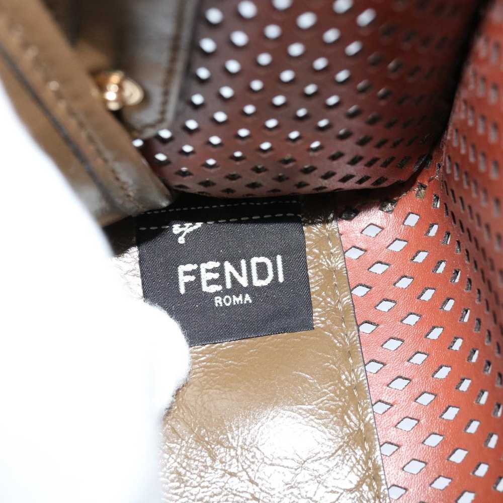 Fendi FENDI Mini Peek A Boo Clutch Bag Leather Wh… - image 10