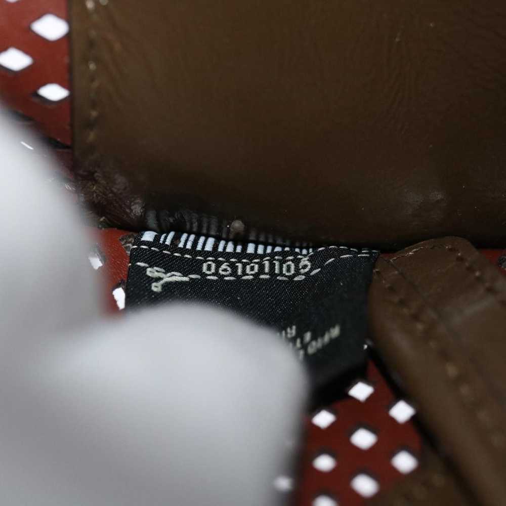 Fendi FENDI Mini Peek A Boo Clutch Bag Leather Wh… - image 11