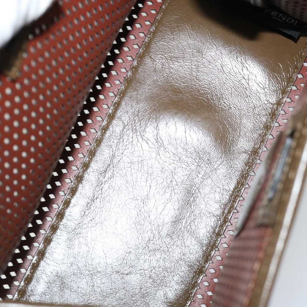 Fendi FENDI Mini Peek A Boo Clutch Bag Leather Wh… - image 9