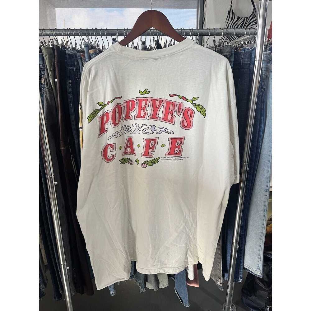 Other VTG 1994 Freeze Tag Popeye's Cafe AOP T Shi… - image 11