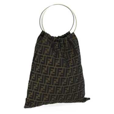 Fendi FENDI Zucca Canvas Hand Bag Brown Black Aut… - image 1