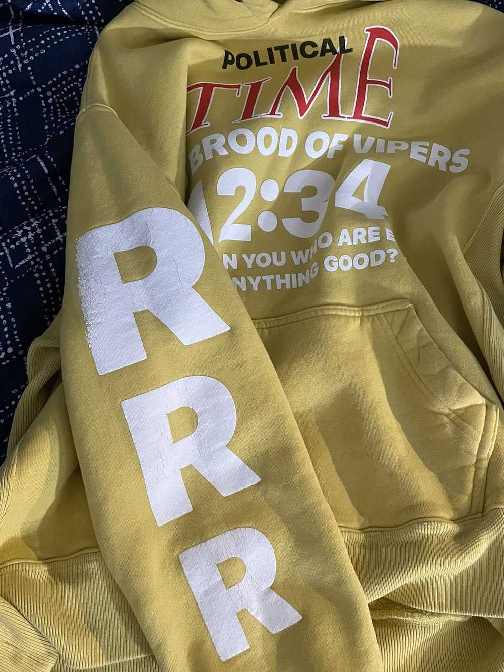 RRR-123 RRR123 Brood of Vipers Hoodie in Yellow - image 3