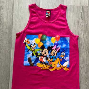 Vintage Mickey and Minnie Mouse tank top