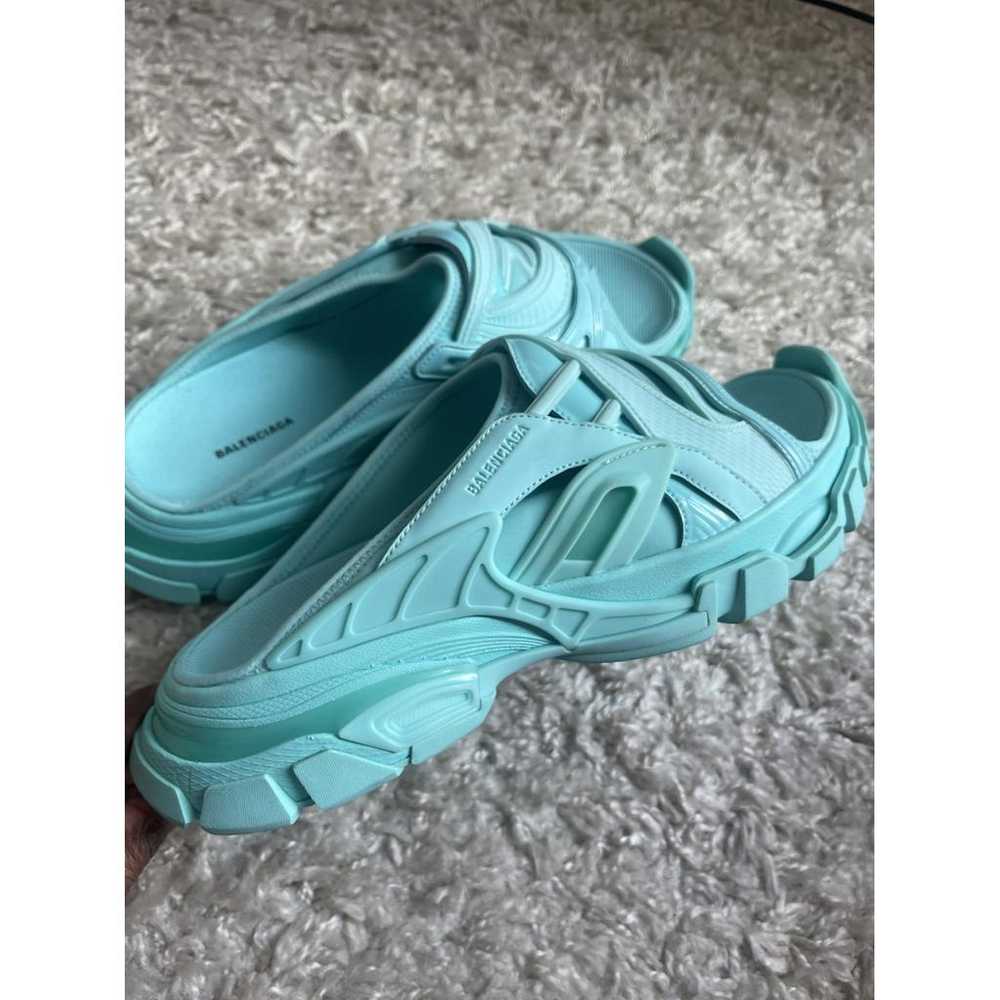 Balenciaga Track leather sandals - image 2