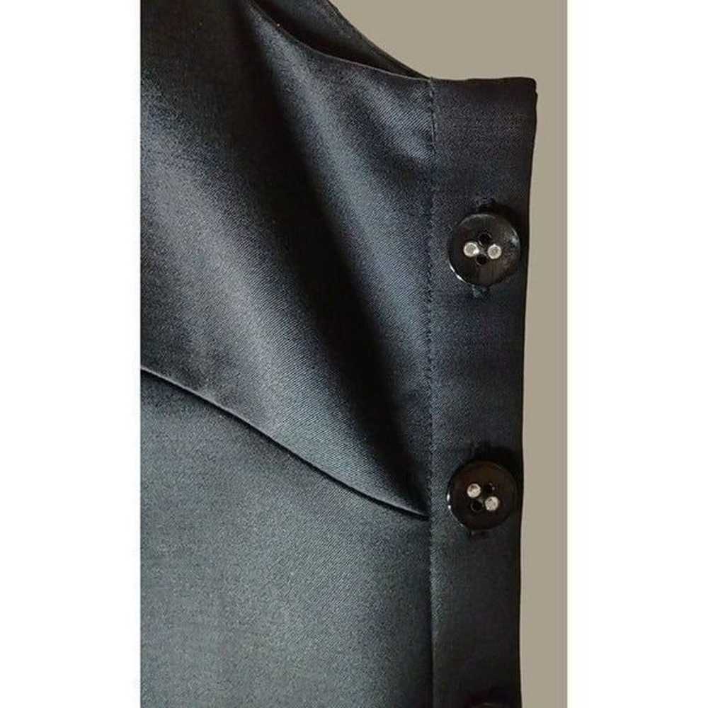 Carlisle Vintage Black Sleeveless Lined Top with … - image 6