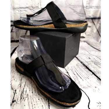 Keen Keen Kaci Ana Posted Black Leather Sandals