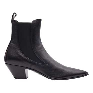 Saint Laurent Jonas leather boots