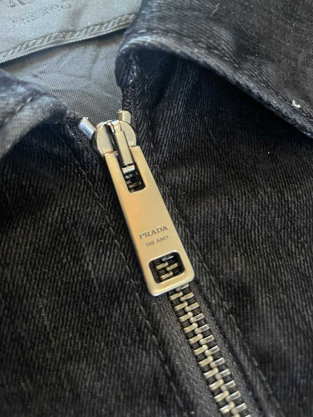 Prada SS22 Velvet Denim Blouson Jacket worn by Fr… - image 10
