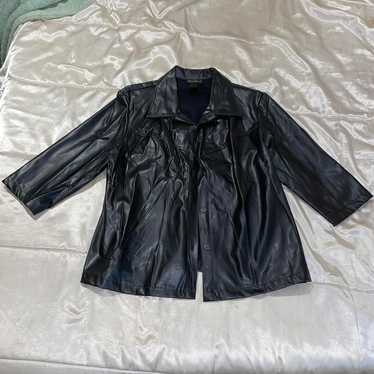 Ashley Stewart Leather Jacket