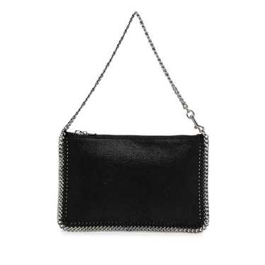 Black Stella McCartney Falabella Shaggy Deer Shoul