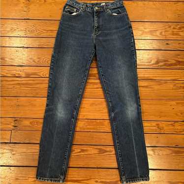 Vintage 1970s Calvin Klein Jeans Medium Wash Stra… - image 1
