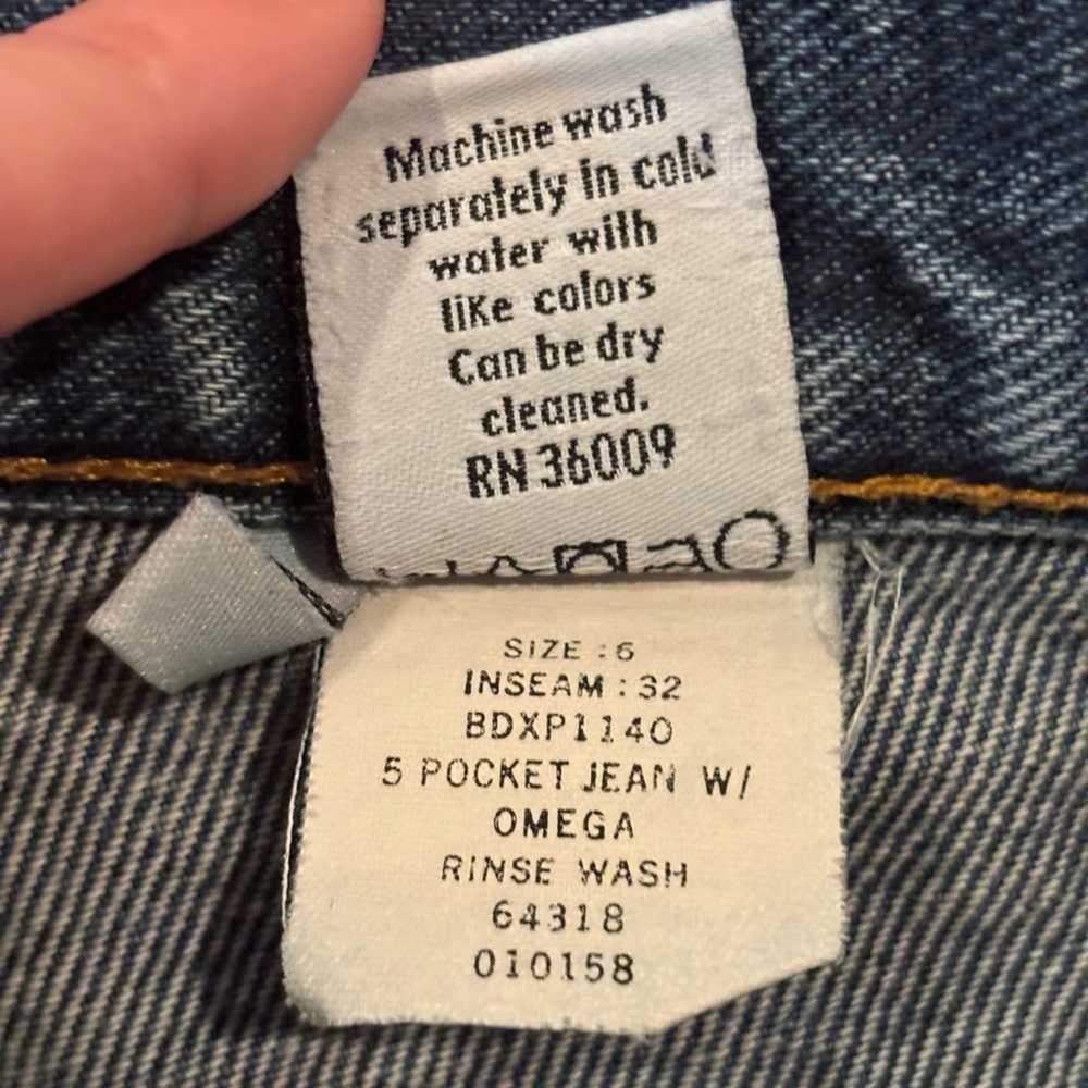 Vintage 1970s Calvin Klein Jeans Medium Wash Stra… - image 9