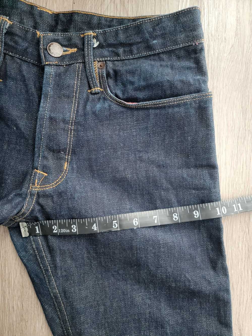 Freenote Cloth RIOS Raw Selvedge Denim Jeans 29x26 - image 11