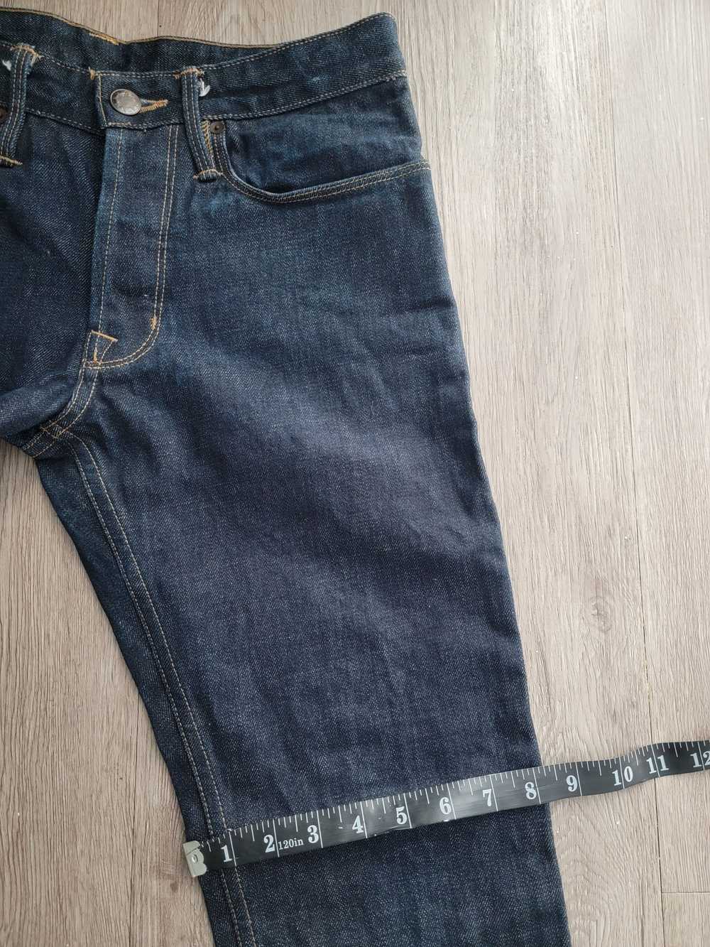 Freenote Cloth RIOS Raw Selvedge Denim Jeans 29x26 - image 12