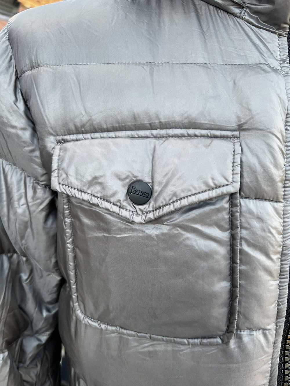 Herno Herno Quilted Down Jacket Gray Size 48 Puff… - image 5